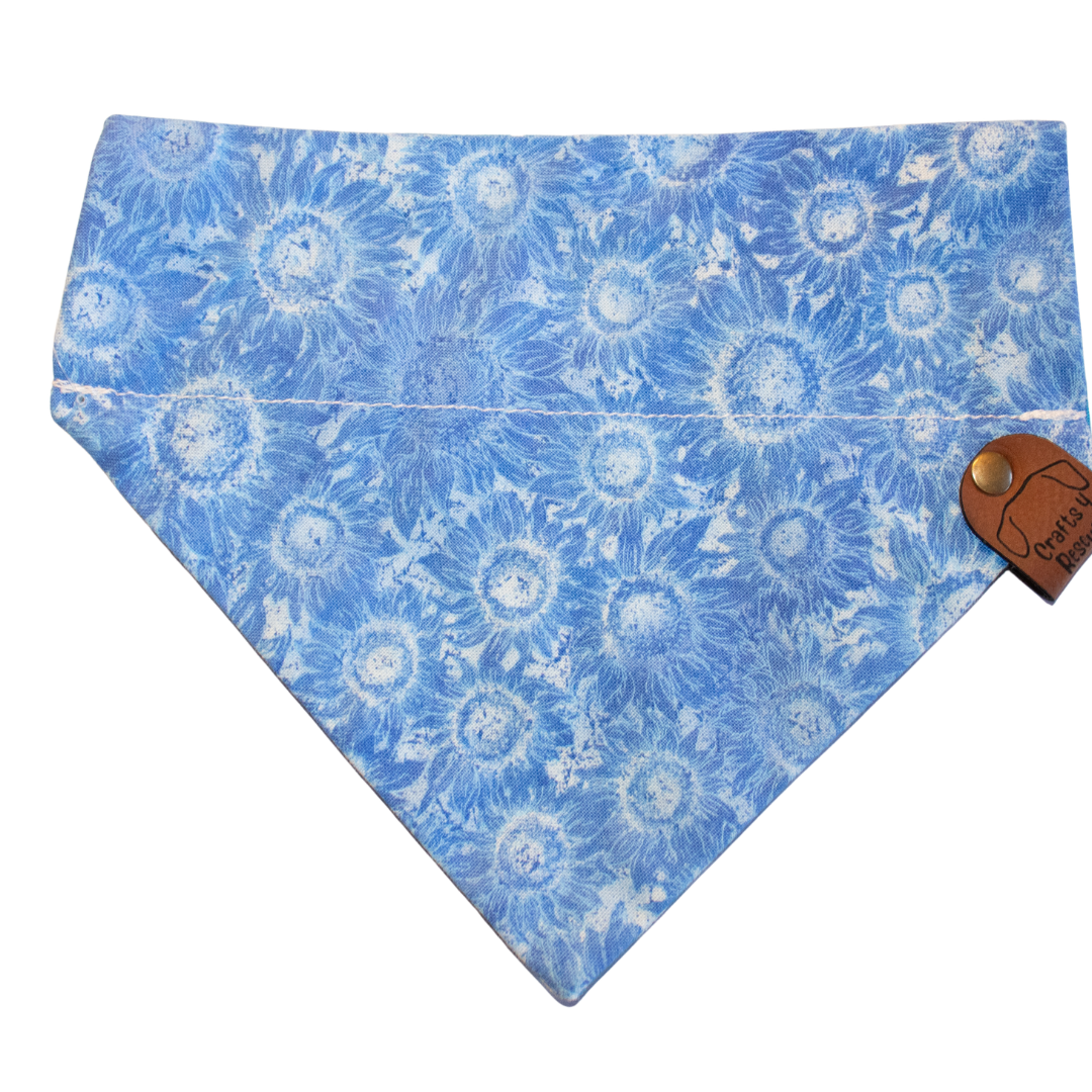 Blue Sunflower Bandana