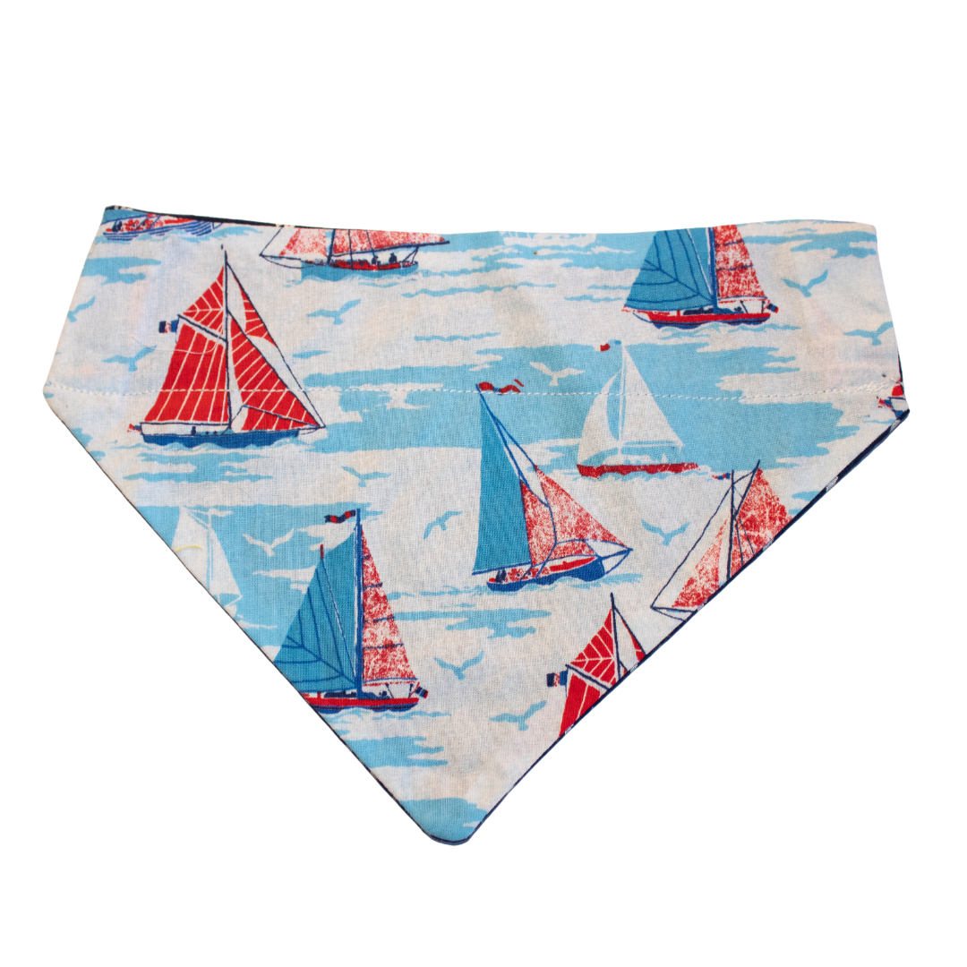 Anchor Reversible Sailboats Bandana