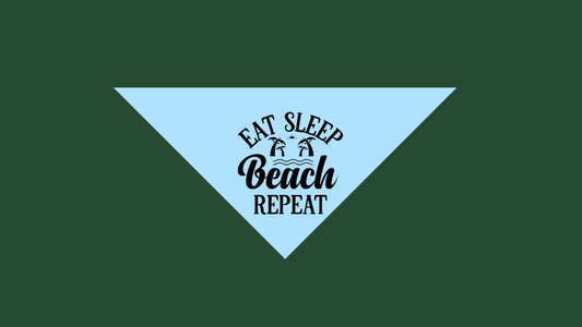 Eat Sleep Beach Repeat Bandana