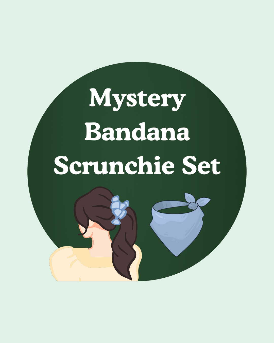 Mystery Bandana Scrunchie Set