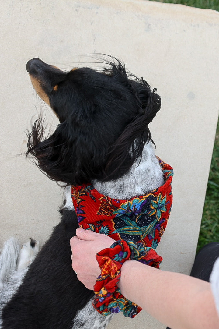 Ruby Floral Bandana