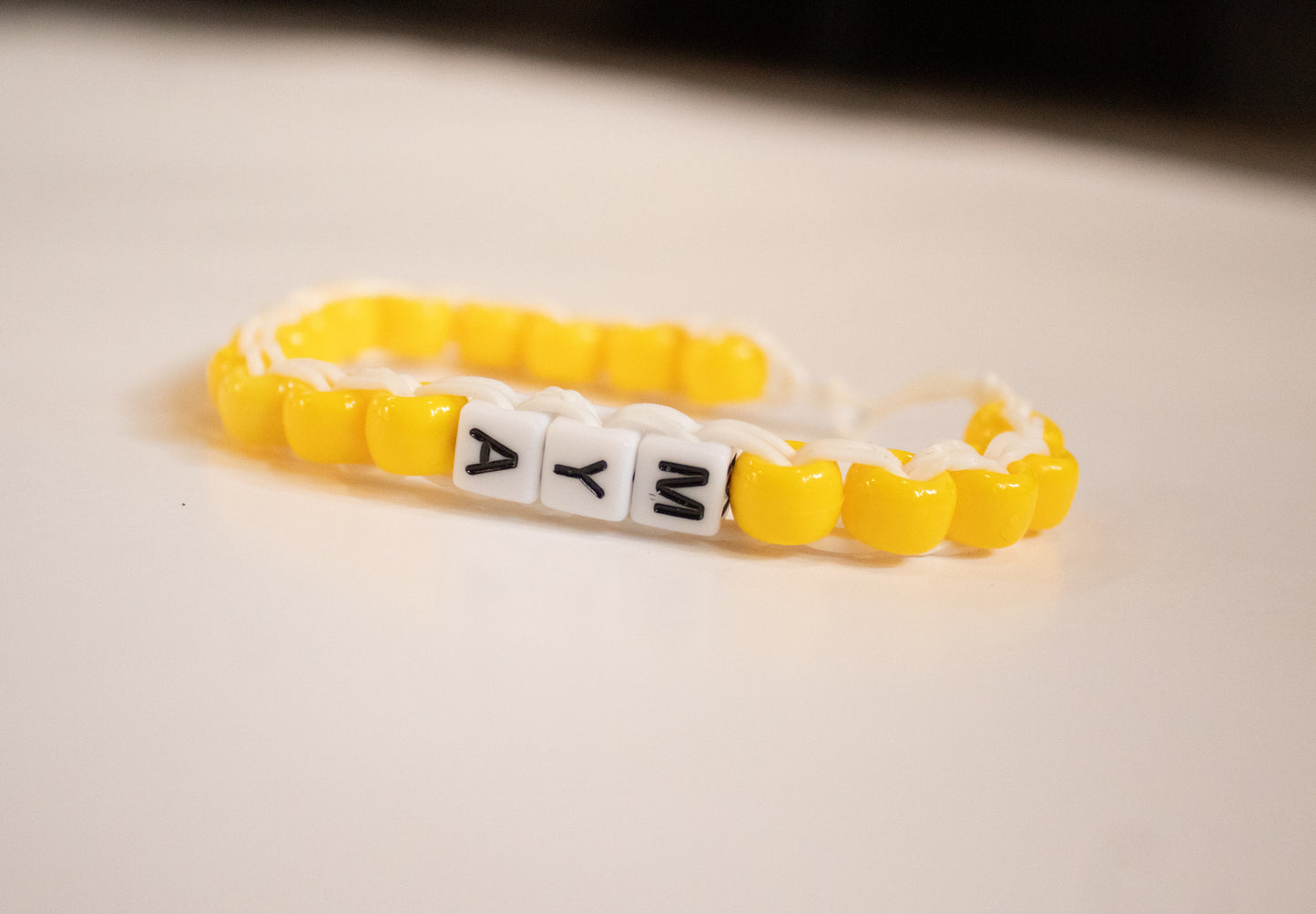 Custom Beaded Name Bracelet