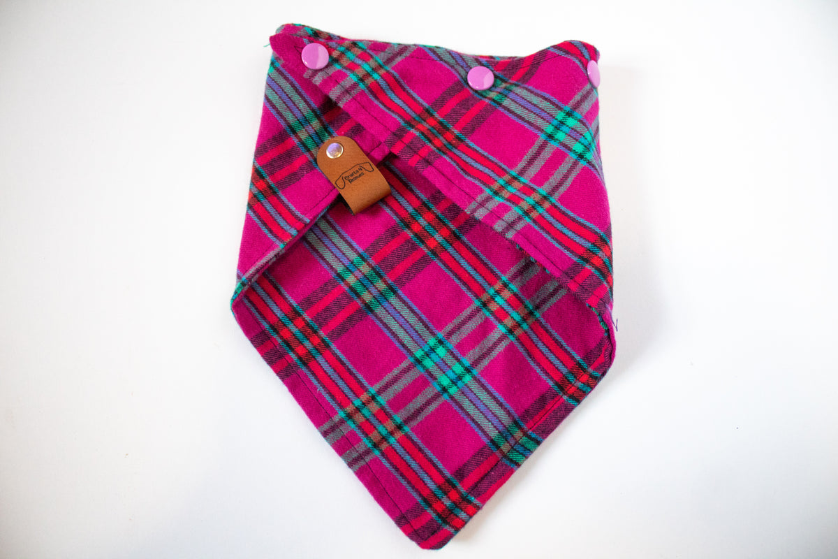 Multicolor Plaid Bandana