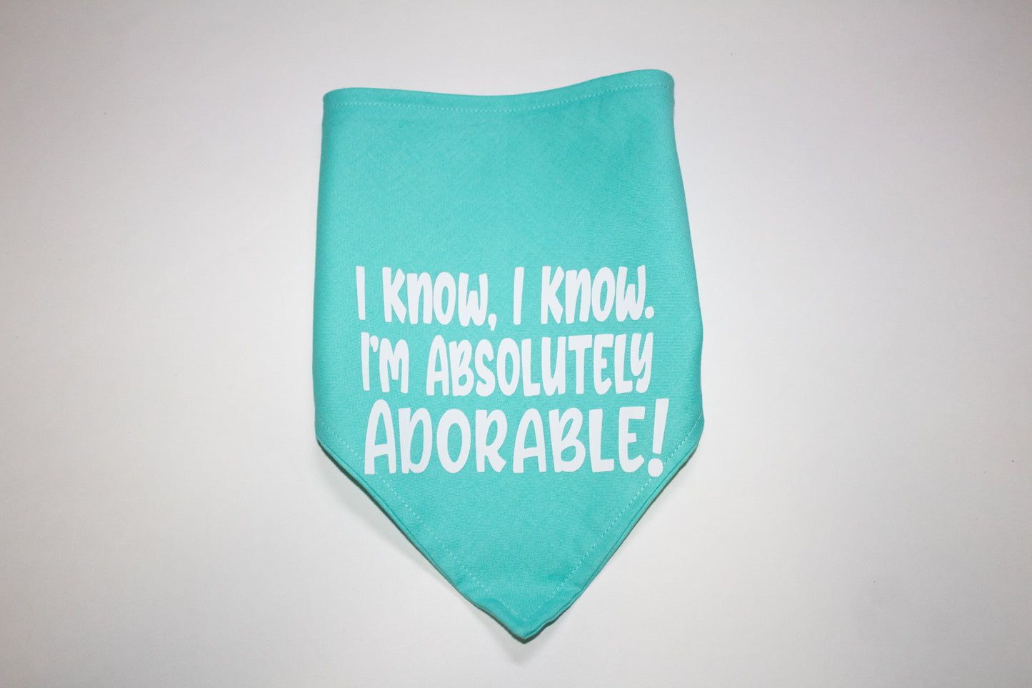 I Know I'm Adorable Bandana - Customizable
