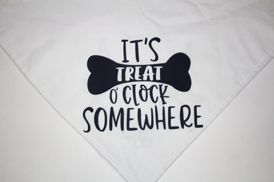 It's treat o' clock somewhere bandana - Customizable