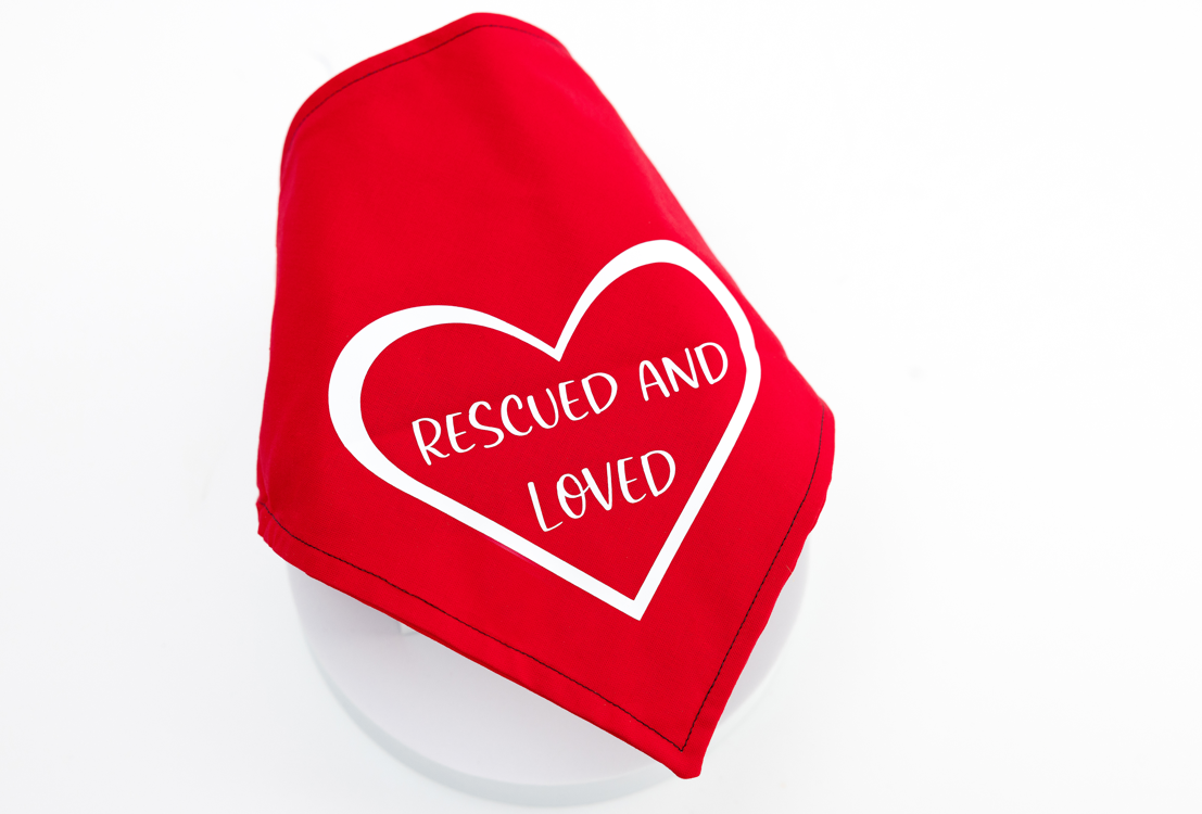 Rescued and Loved Bandana - Customizable