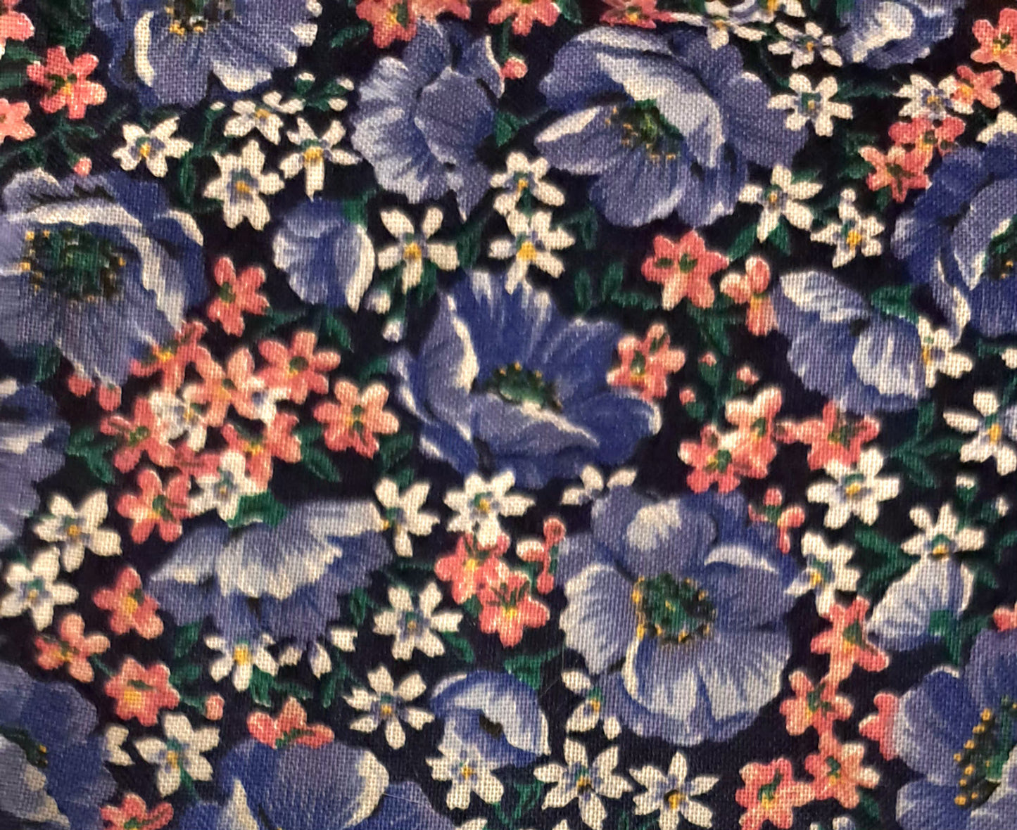 Purple Floral Bandana