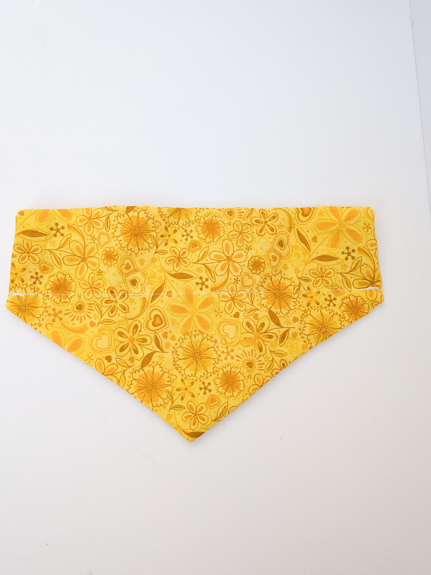 Sun Yellow Floral Bandana
