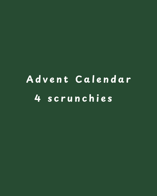 Advent Calendar - 4 scrunchies