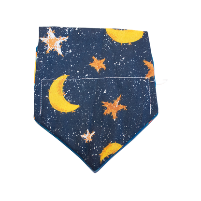 Blue and Yellow Space Bandana