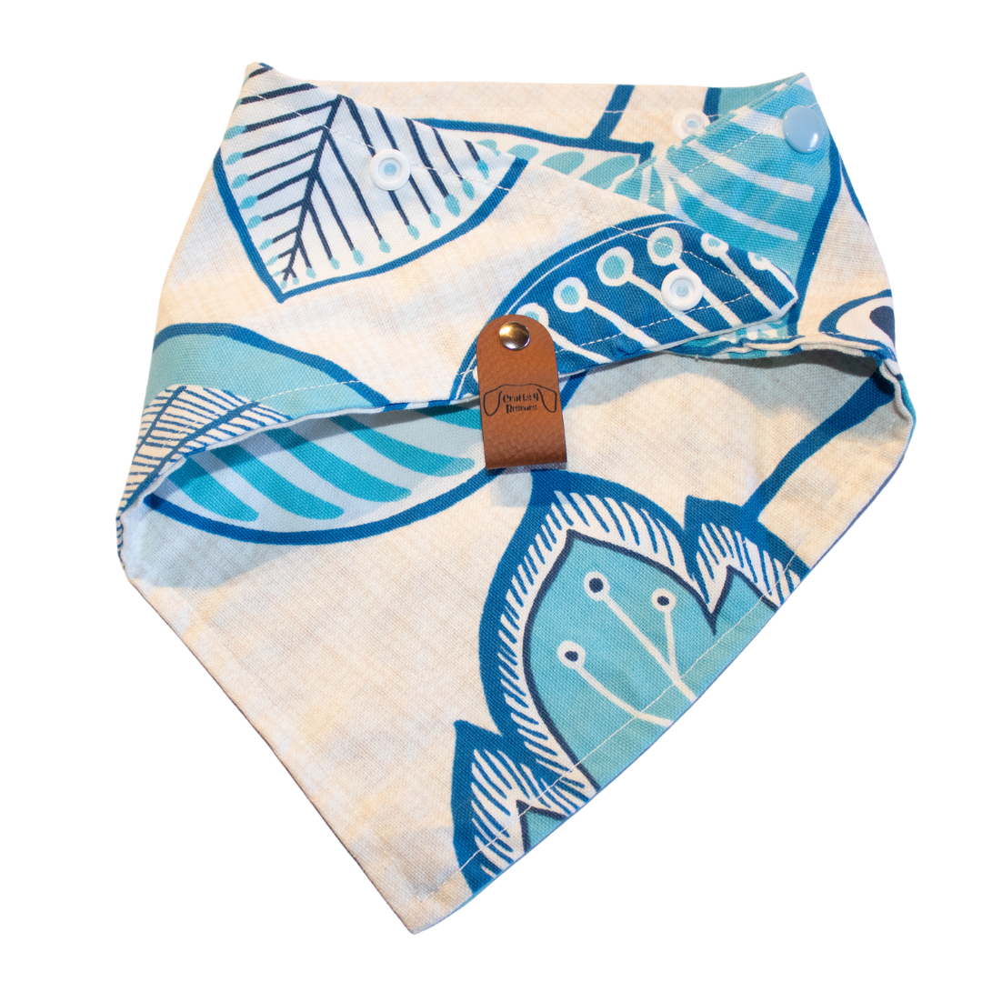 Blue Leaves Bandana