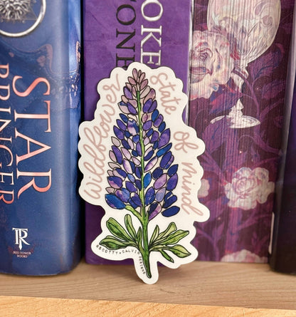 Lupine Wildflower Spring Floral Weatherproof Sticker
