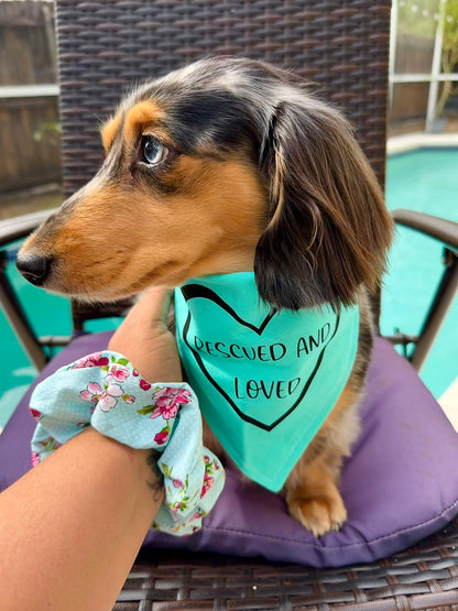 Rescued and Loved Bandana - Customizable