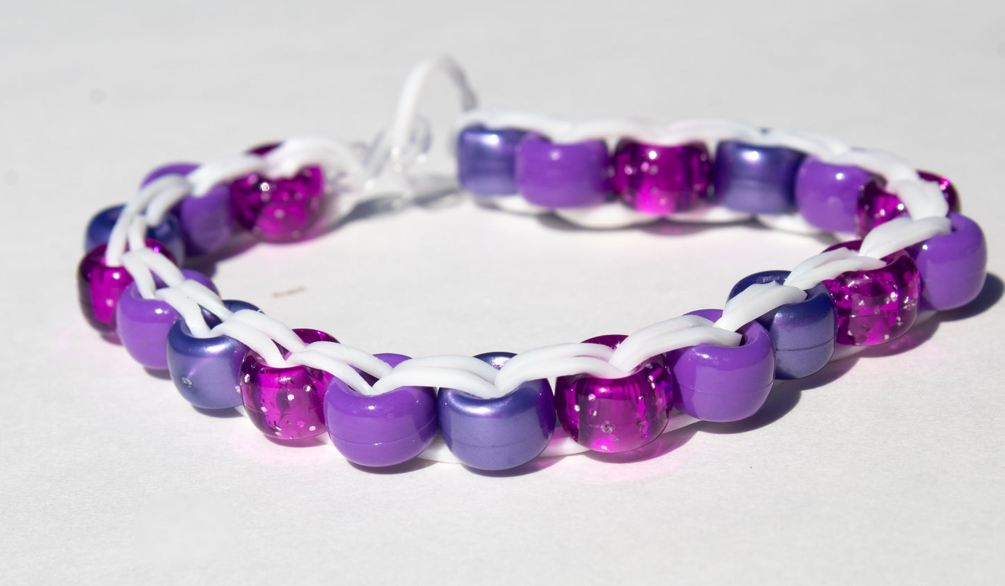 Purple Beaded Bracelet