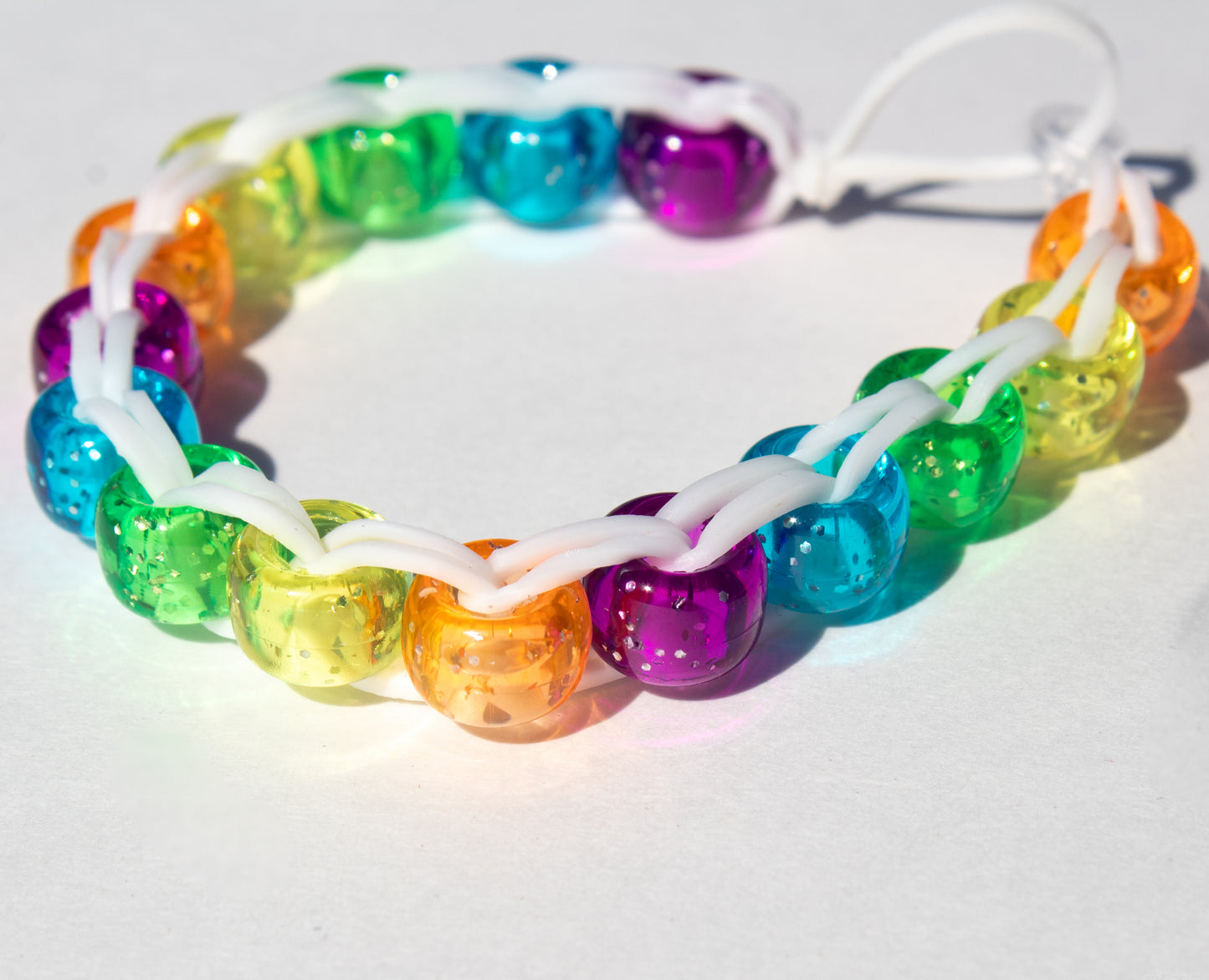 Rainbow Beaded Bracelet