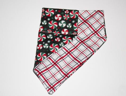 Reversible Peppermint Bark Bandana