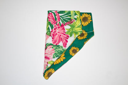 Reversible Sunflower Springs Bandana