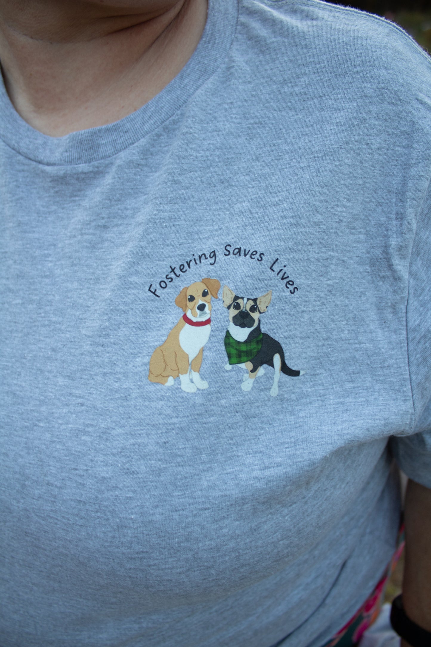 Fostering Saves Lives T Shirt - Austin and Robbie