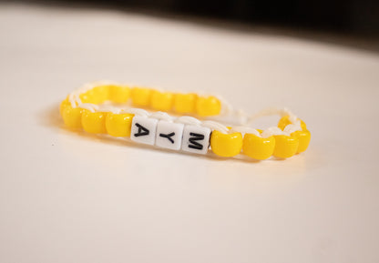 Custom Beaded Name Bracelet