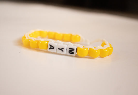 Custom Beaded Name Bracelet