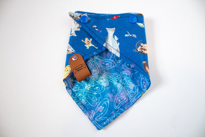 Fishing Butterflies Reversible Bandana