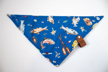 Fishing Butterflies Reversible Bandana