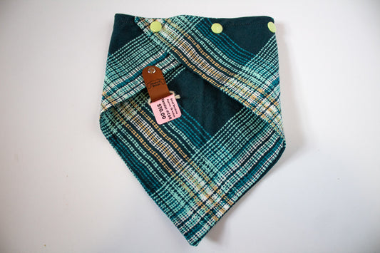 Blue Plaid Bandana