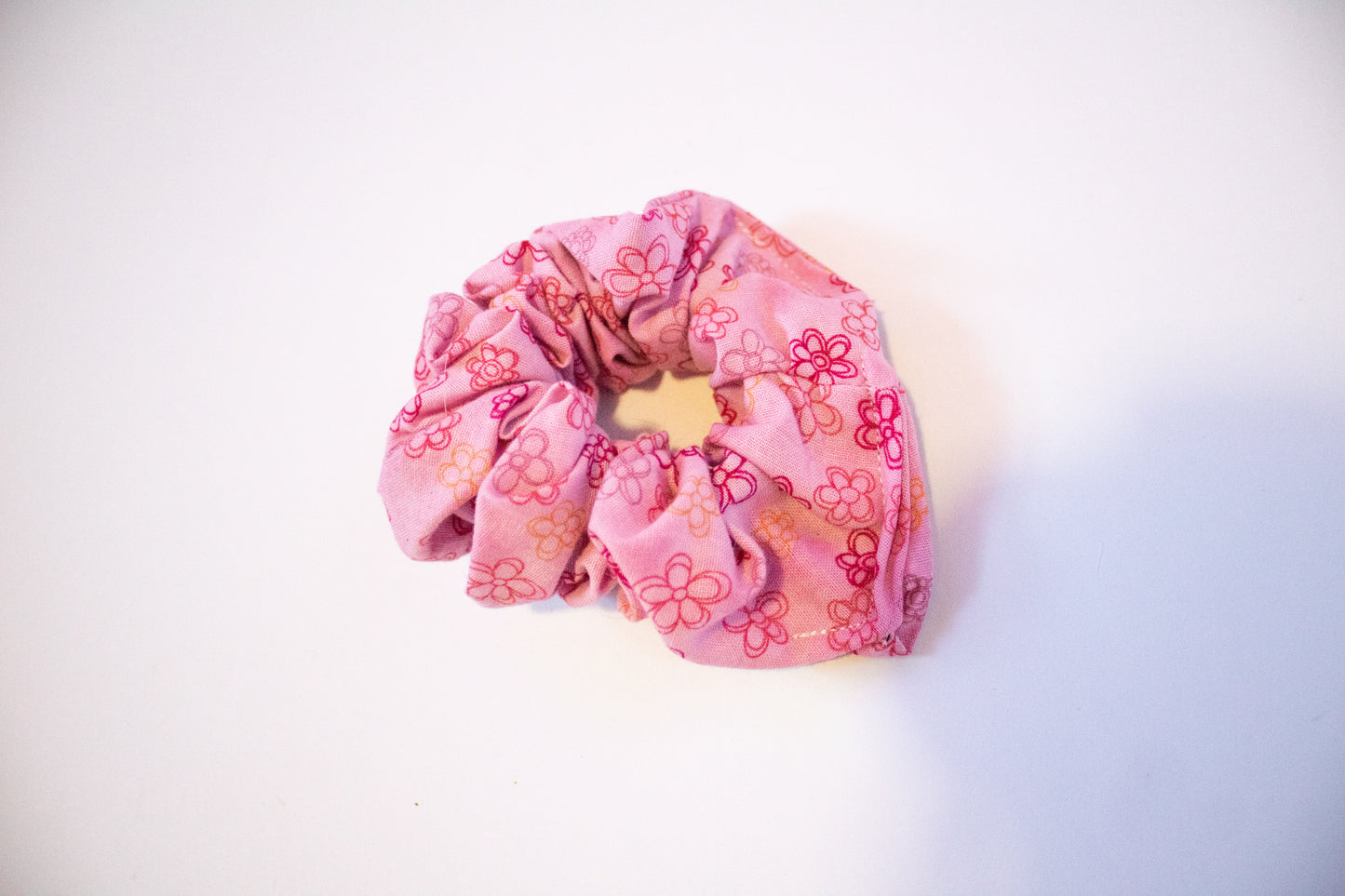 Scribbled Floral Scrunchie