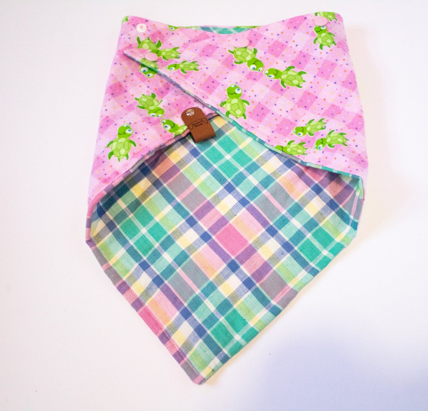 Pastel Turtles Reversible Bandana