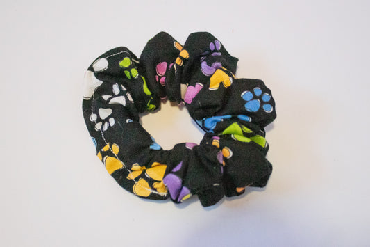 Rainbow Paws Scrunchie