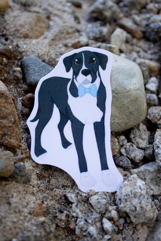 Toby the Lab Mix Sticker