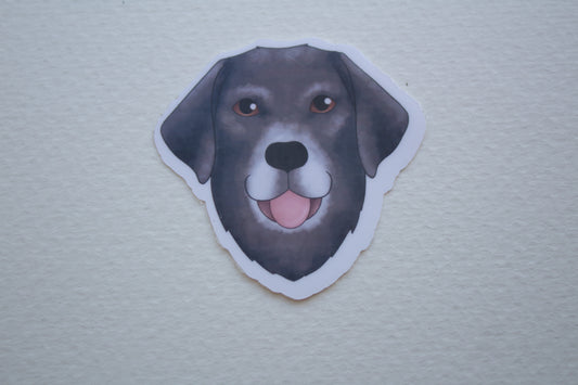 Sheru Senior Labrador Sticker