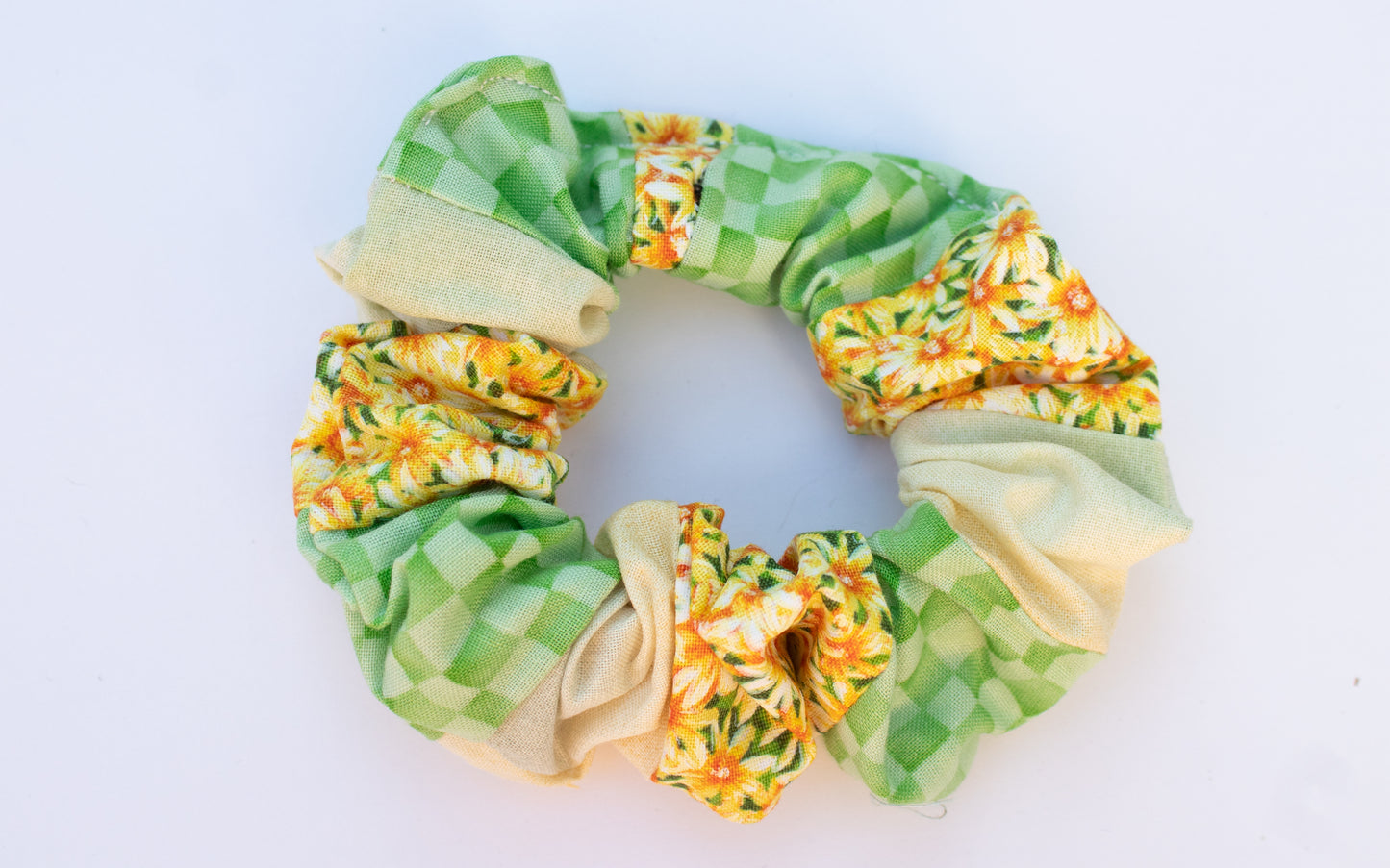 Vintage Floral Scrunchie