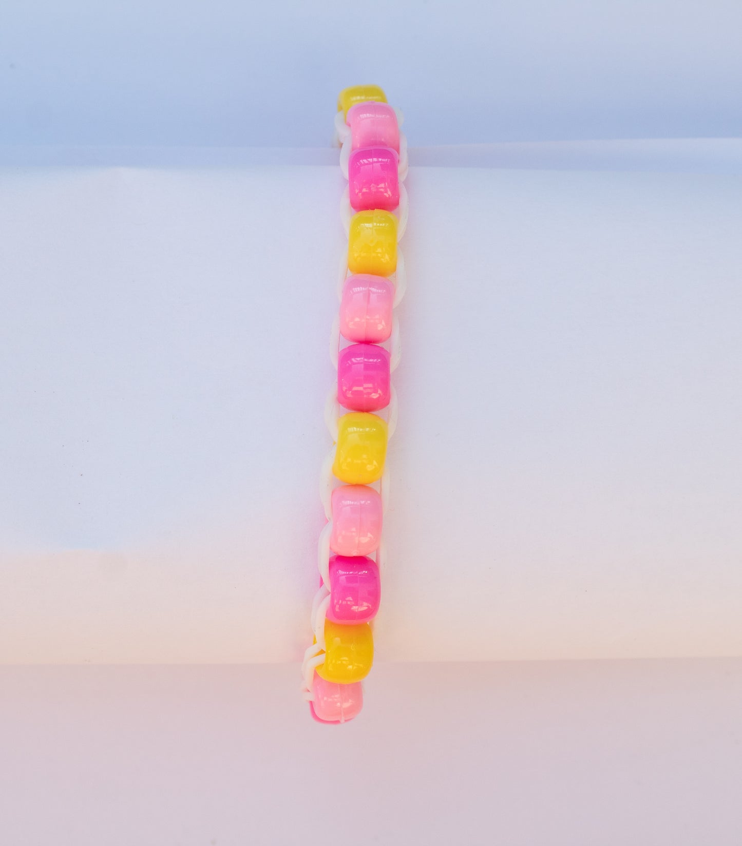 Pink Lemonade Beaded Bracelet