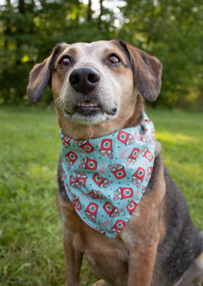 Holiday Pup Cup Bandana Scrunchie Set