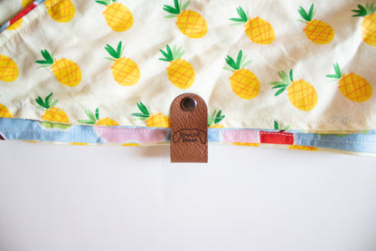 Pineapple Fruit Bandana Scrunchie Set