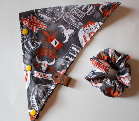 BBQ Bandana Scrunchie Set