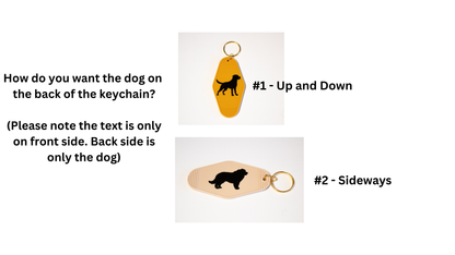 Custom Dog Breed Keychain