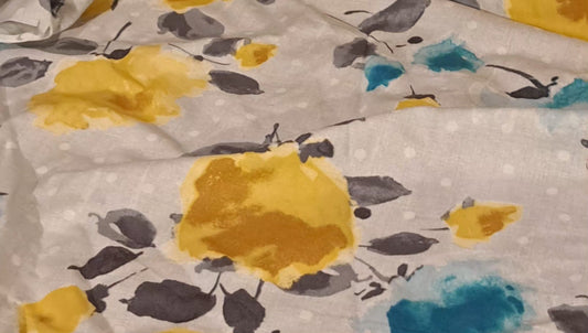 Watercolor Floral Bandana or Bandana Scrunchie Set