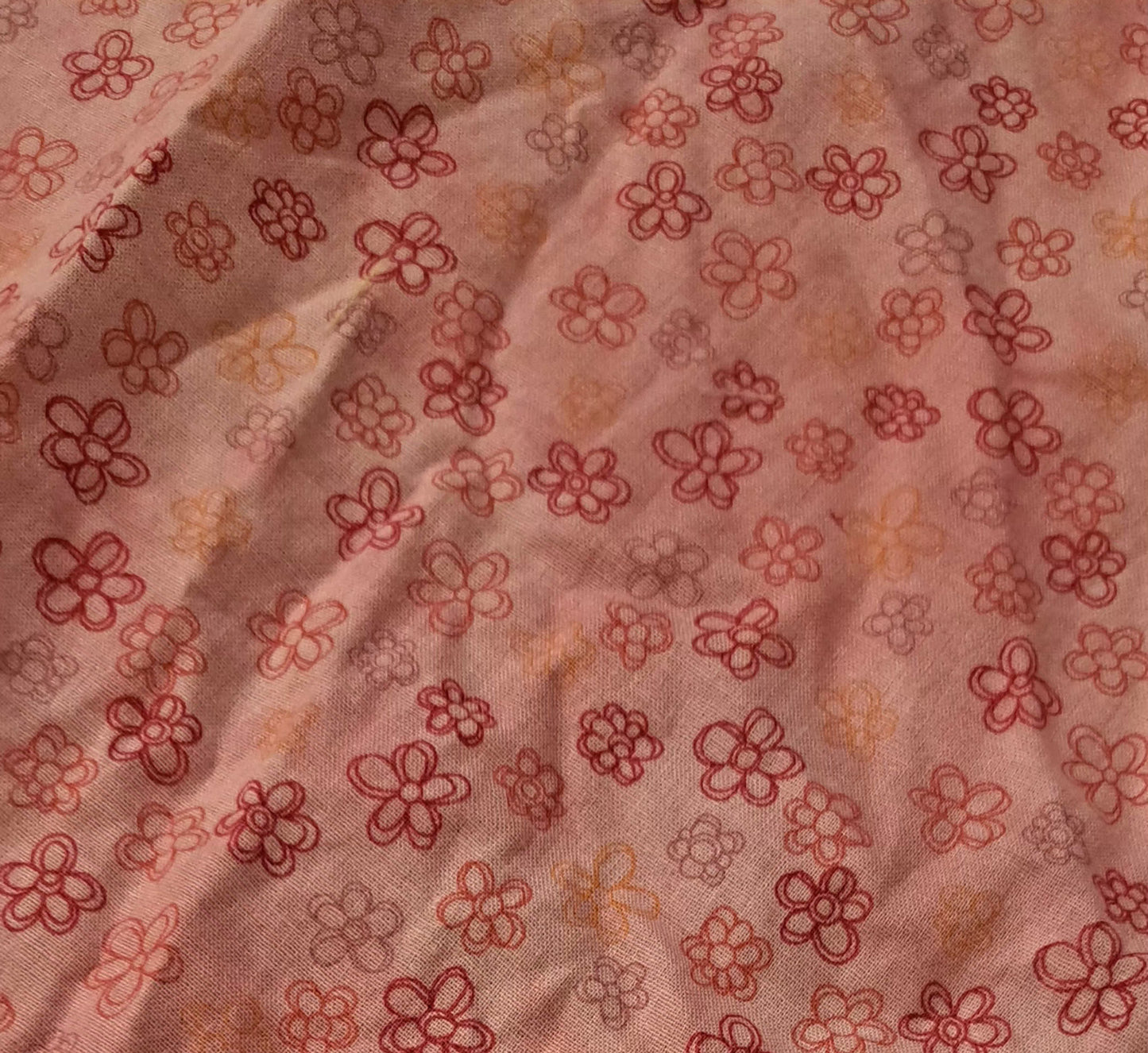 Scribbled Floral Bandana or Bandana Scrunchie Set