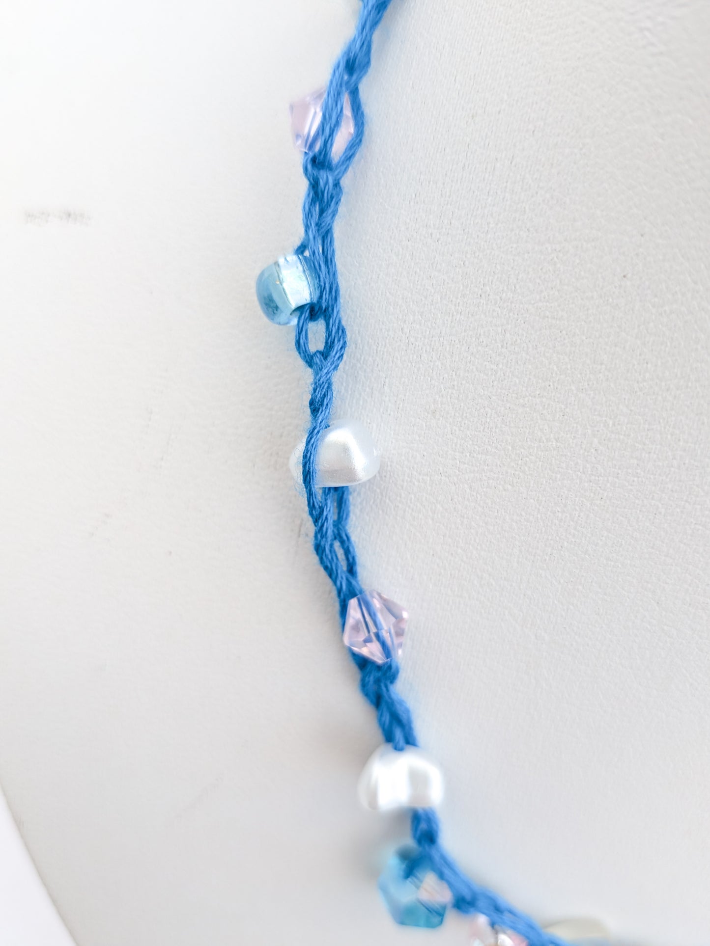 Blue sunshine necklace