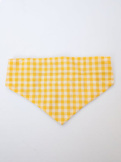 Sun Yellow Floral Bandana