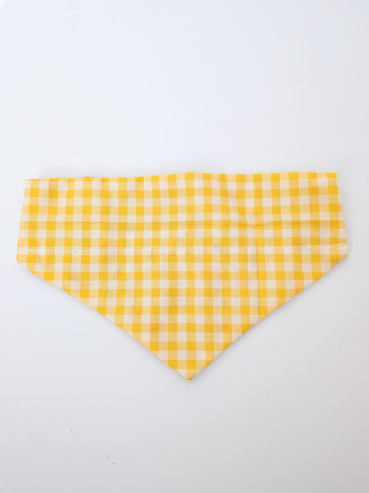 Sun Yellow Floral Bandana