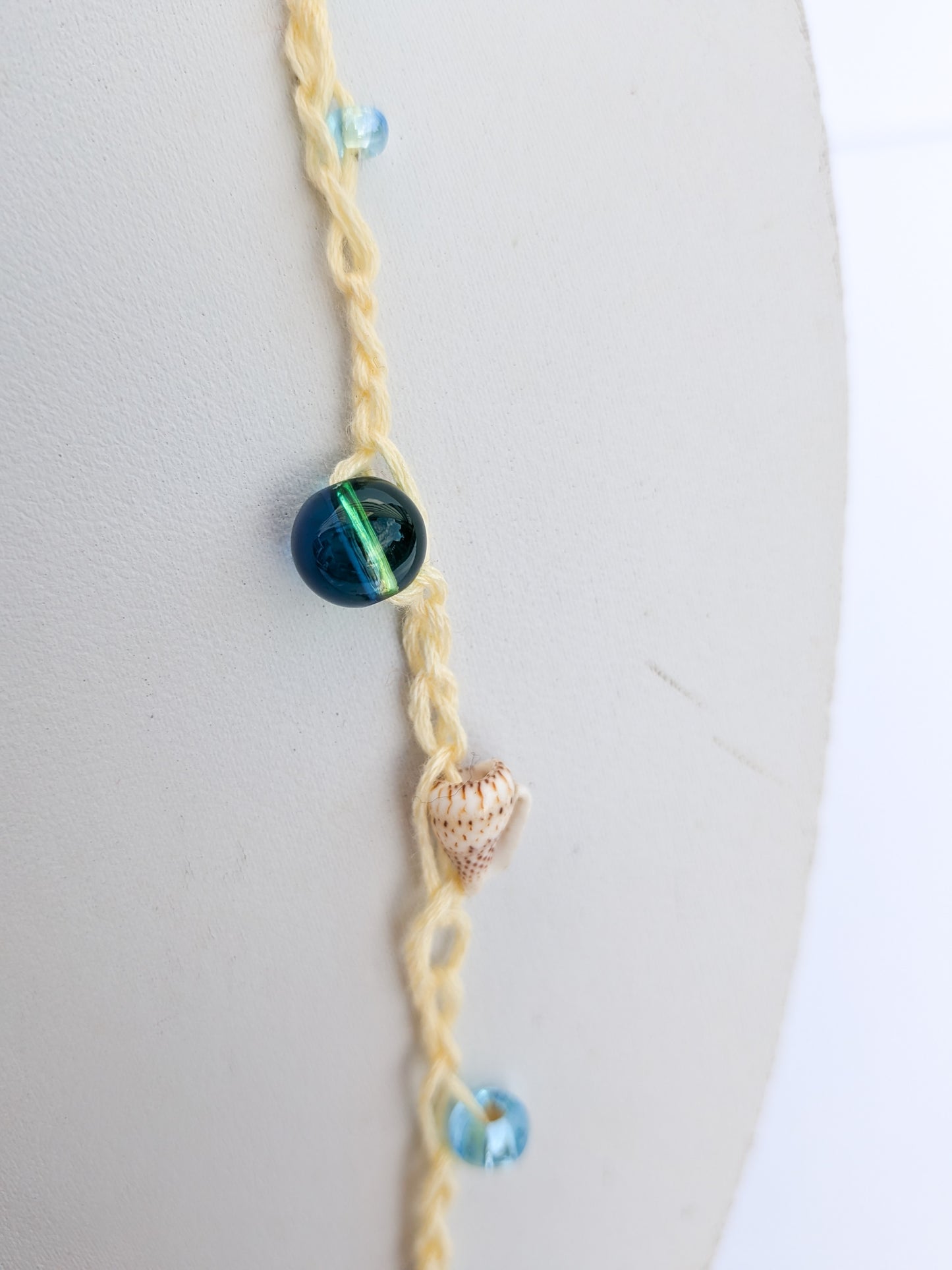 Beach vibes beaded necklace