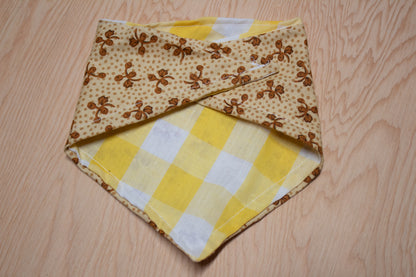 Sunny Day Reversible Acorn Dog Bandana