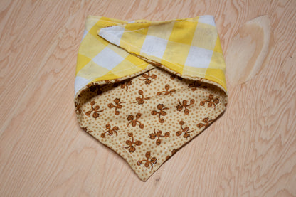 Sunny Day Reversible Acorn Dog Bandana