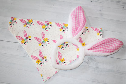 Rosemary Bunnies Over The Collar Bandana