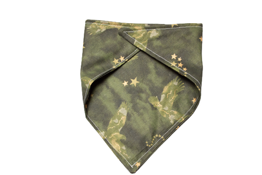 Navy Green With Gold Bandana - ON SALE