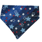 Stars on blue wood patterned Bandana