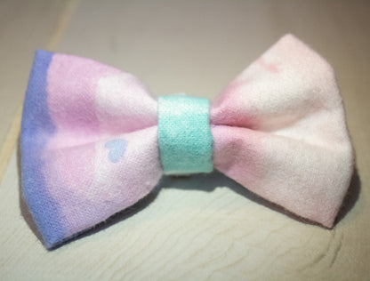 Purple Blue and Pink Bowtie